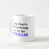 オーストラリア強 コーヒーマグカップ (正面左)