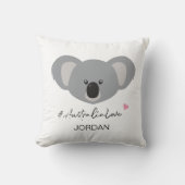 オーストラリア愛くるしいコアラ赤ちゃん クッション (正面)