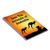 オーストラリア救の動物 ノートブック (右側)