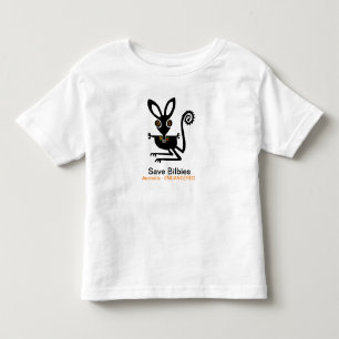 オーストラリア救- BILBIES – 動物グラフィック – 野生動物 トドラーTシャツ