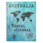オーストラリア旅行ジャーナル休暇トリッププランナー ノートブック (正面)
