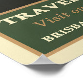 オーストラリア旅行ビーチが電話している ポスター (角)