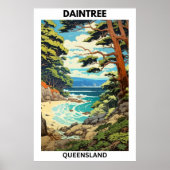 オーストラリア旅行ポスター、Daintree、QLD ポスター (正面)
