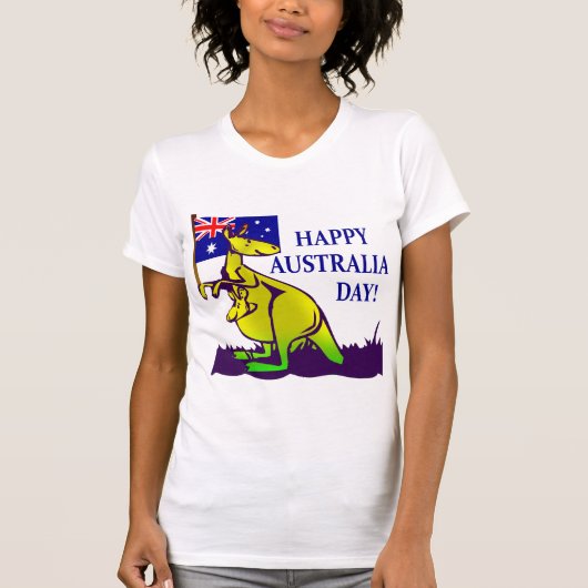 オーストラリア日のTシャツおよびギフト! Tシャツ (正面)