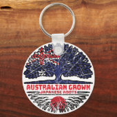 オーストラリア日本のの日本の木の根 キーホルダー (裏面)