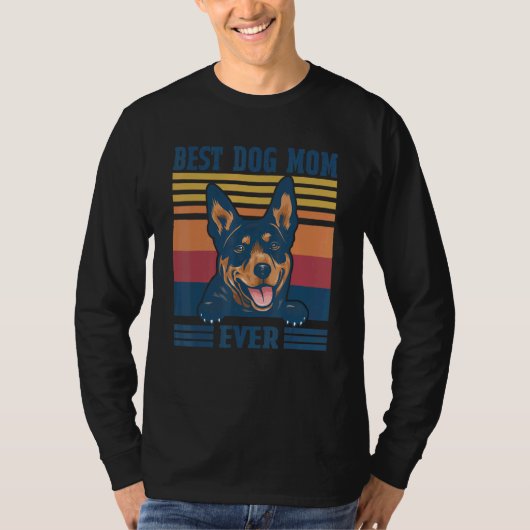 オーストラリア最高ののケルパイママ今まで犬ママ母 Tシャツ (正面)