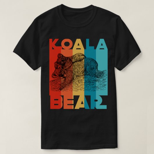 オーストラリア有袋動物コアラベア Tシャツ (デザイン正面)