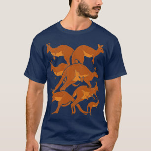 オーストラリア有袋動物園カンガルー Tシャツ