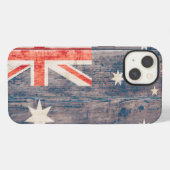 オーストラリア木材国旗 iPhoneケース (裏面横)