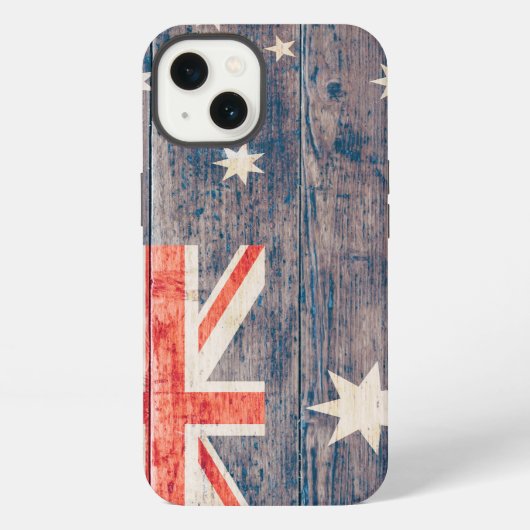 オーストラリア木材国旗 iPhoneケース (裏面)