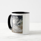 オーストラリア沖の熱帯低気圧オフェリア マグカップ (正面左)