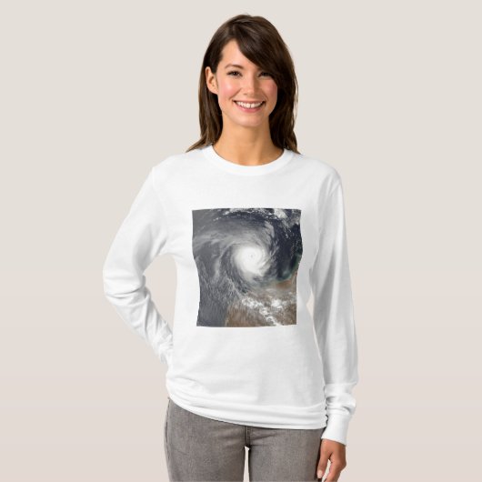 オーストラリア沖の熱帯低気圧 Tシャツ (正面フル)