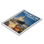 オーストラリア海ライナーオトラント ノートブック (左側)