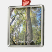 オーストラリア熱帯雨林ユーカリプトゥスガムの木 メタルオーナメント (左)