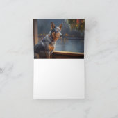 オーストラリア牛のクリスマスクルーズポーソームホリデー カード (内部)