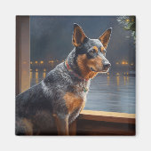 オーストラリア牛のクリスマスクルーズポーソームホリデー マグネット (正面)