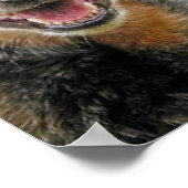 オーストラリア牛の三毛芸術 ポスター (角)