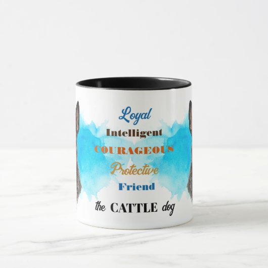 オーストラリア牛の忠実な友人 マグカップ (中央)