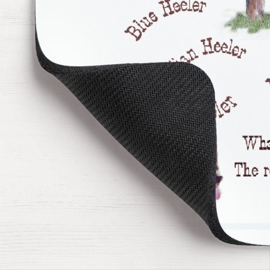 オーストラリア牛の犬のアートギフト マウスパッド (コーナー)