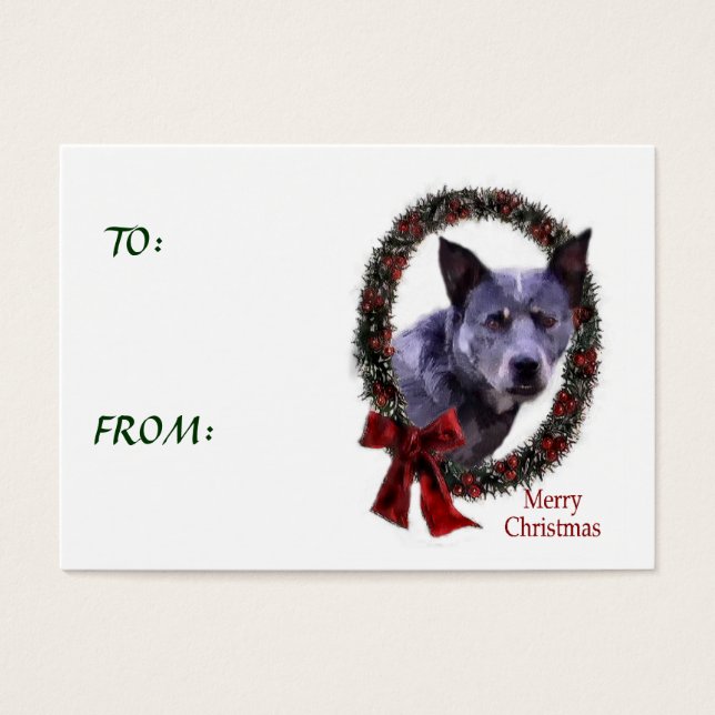 オーストラリア牛の犬のクリスマスプレゼント (正面)