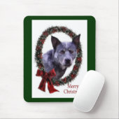 オーストラリア牛の犬のクリスマスプレゼント マウスパッド (マウス)