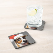 オーストラリア牛の犬のクリスマス コースター (右側)