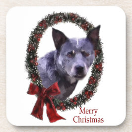 オーストラリア牛の犬のクリスマス コースター