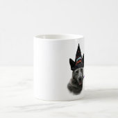オーストラリア牛の犬のトリック コーヒーマグカップ (中央)