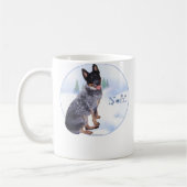 オーストラリア牛の犬のノエル コーヒーマグカップ (左)