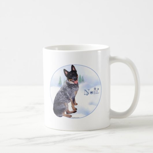 オーストラリア牛の犬のノエル コーヒーマグカップ (右)