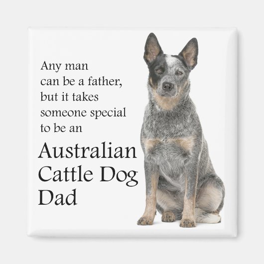 オーストラリア牛の犬のパパ磁石 マグネット (正面)