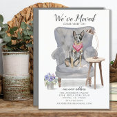 オーストラリア牛の犬の引越し発表 案内状