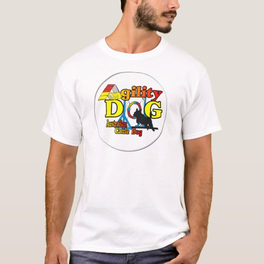 オーストラリア牛の犬の敏捷性 Tシャツ (正面)