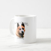 オーストラリア牛の犬の母2 コーヒーマグカップ (正面左)