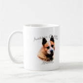 オーストラリア牛の犬の母2 コーヒーマグカップ (左)