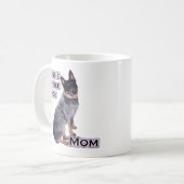 オーストラリア牛の犬の母4 コーヒーマグカップ (正面左)