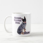 オーストラリア牛の犬の母4 コーヒーマグカップ (左)