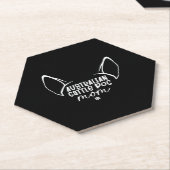 オーストラリア牛の犬の母 ペーパーコースター (アングル)