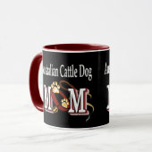オーストラリア牛の犬の母 マグカップ (正面左)