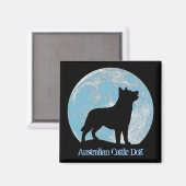 オーストラリア牛の犬の磁石 マグネット (正面/裏面)