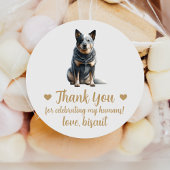 オーストラリア牛の犬の結婚式の引き出物シール ラウンドシール