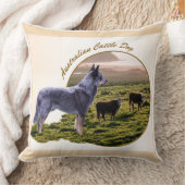 オーストラリア牛の犬の芸術 クッション (ブランケット)