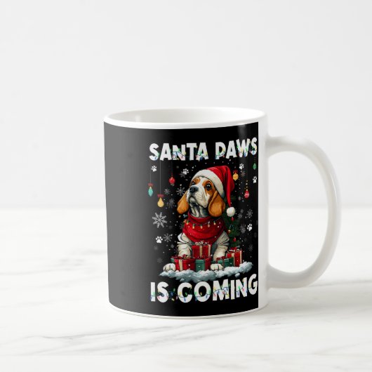 オーストラリア牛の犬クリスマスツリーの装飾D コーヒーマグカップ (右)