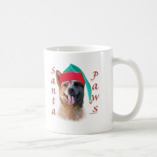オーストラリア牛の犬サンタの足 コーヒーマグカップ