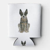 オーストラリア牛の犬ブルーヒーラーACDアート 缶クーラー (正面)