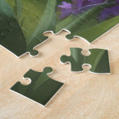 オーストラリア牛の犬絵を描春の花 ジグソーパズル (側面)