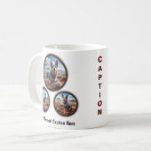 オーストラリア牛の犬6イメージコーヒーマグデザイン コーヒーマグカップ (正面左)