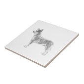 オーストラリア牛の犬 タイル (側面)