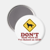 オーストラリア牛の犬 マグネット (正面/裏面)