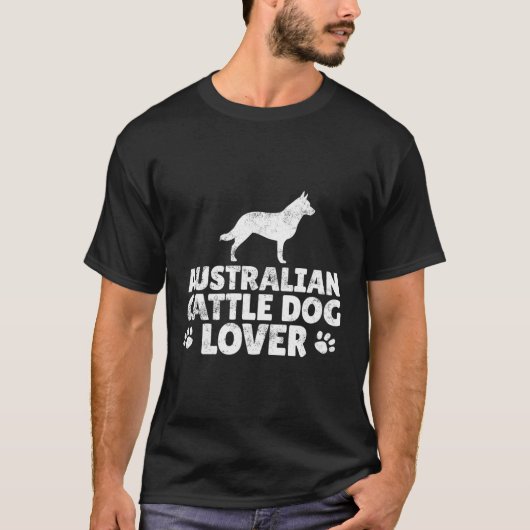オーストラリア牛の犬 Tシャツ (正面)